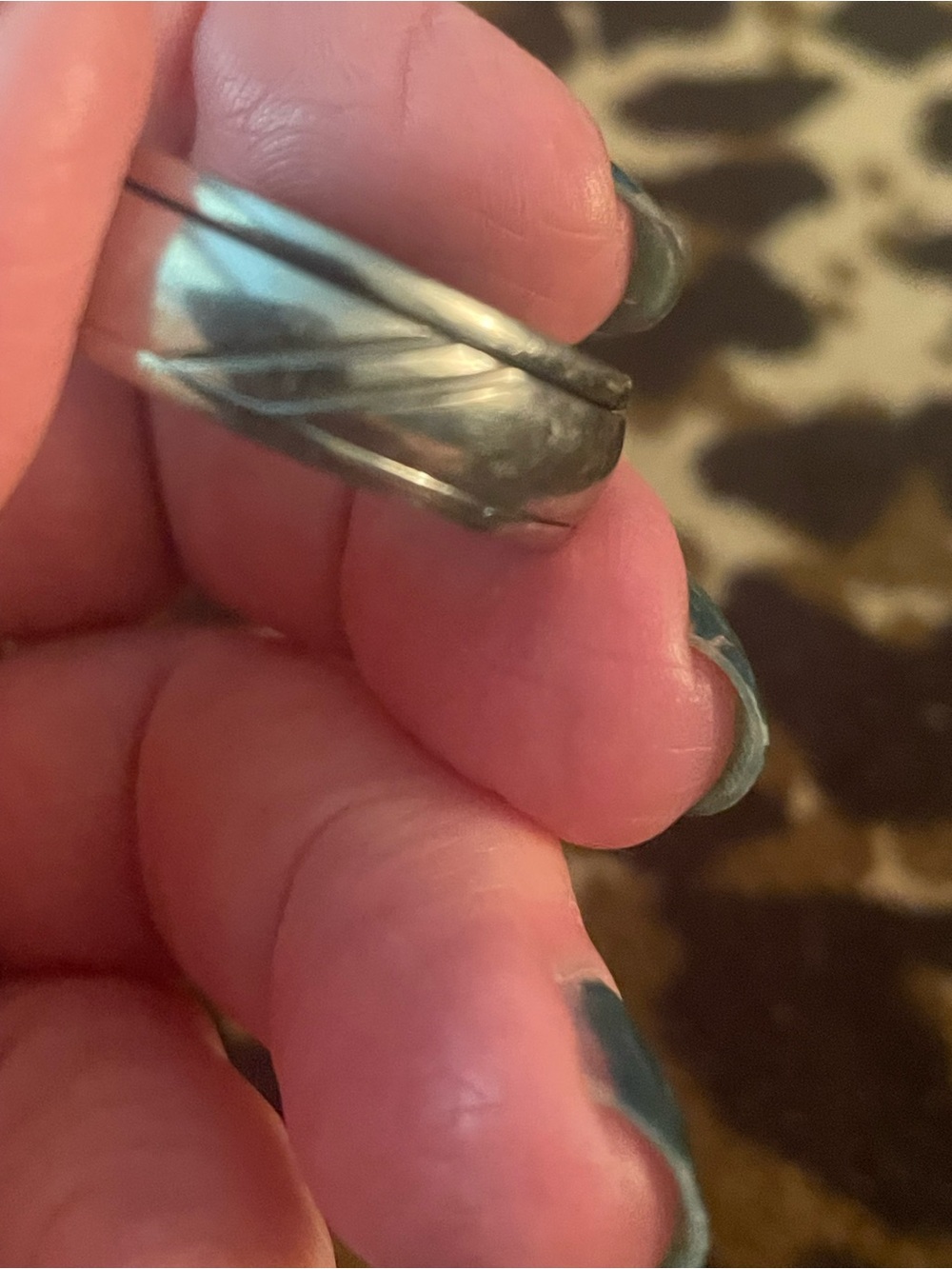 Men’s Stainless steel Band Ring Sz 14.5